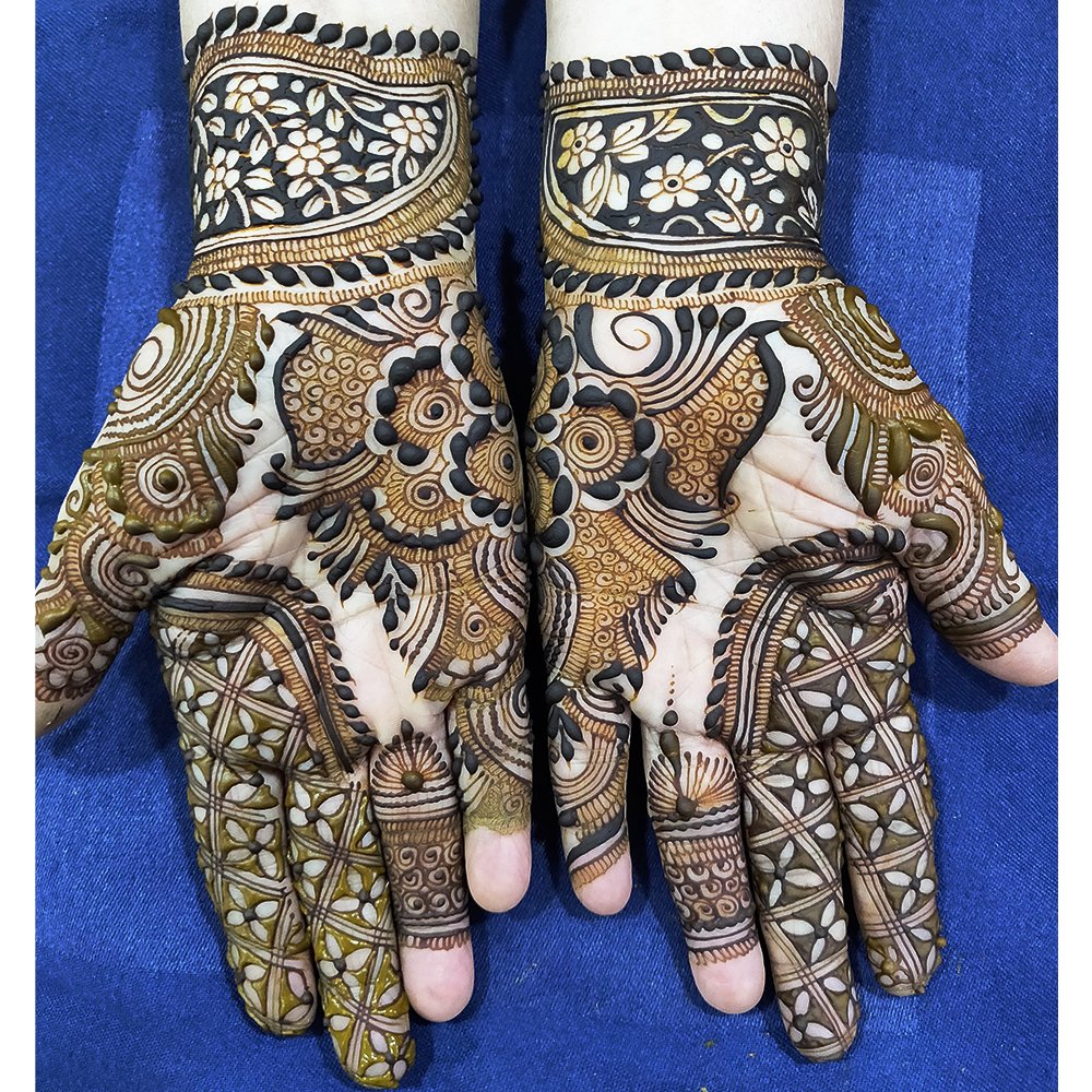 Wedding mehendi art bride and groom #weddingnet #wedding #henna #hennaart # art #popular #tag | New bridal mehndi designs, Bridal mehndi designs,  Bridal mehndi