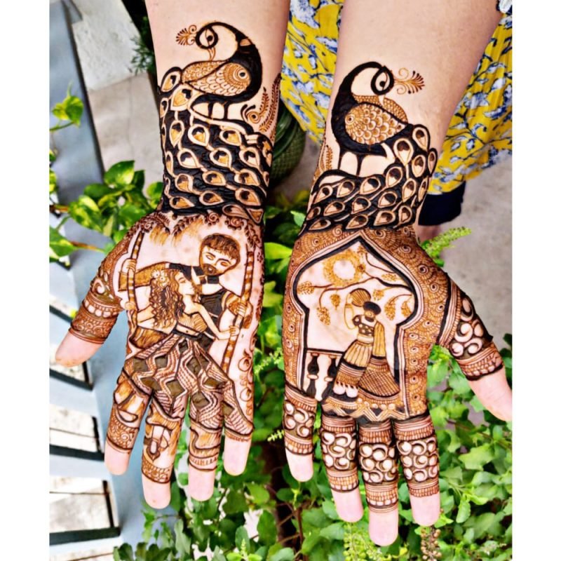 Karwa Chauth Mehndi bhumikahennaartist.com